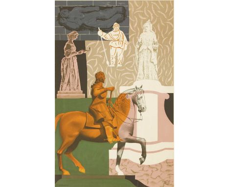*George Chapman (1908-1993) 'GHOSTS' Lithograph in colours, a London Transport Poster 101.5 x 63cm *Artist's Resale Right may