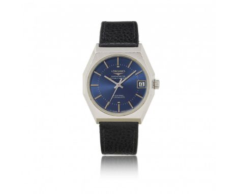 LONGINES ADMIRAL CHRONOMETER REF. 2330, 1974 CIRCA Cassa: firmata, n. 2330-1 16804674, due corpi in acciaio, fondello a vite.