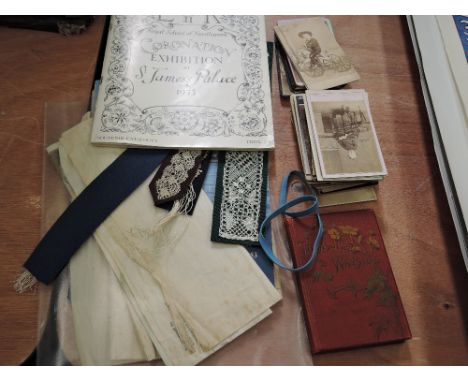 A small collection of ephemera including Alber Arold and others book, Coronation Review of the Fleet Programme 1953, Royal Sc