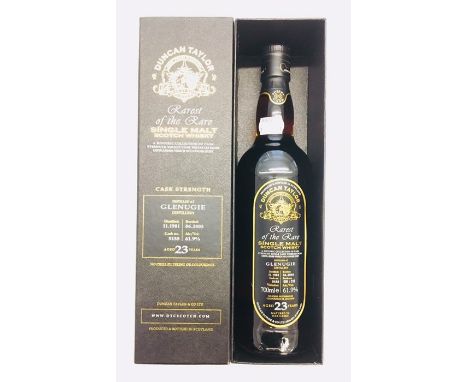 Duncan Taylor 'Rarest of the Rare' single malt Scotch whisky, aged 23 years, distilled at Glenugie in 1981 and bottled in 200