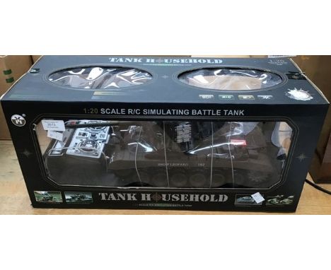 Yingxin Toys Co Ltd, Tank House hold 1:20 scale, R.C simulating battle tank , Snow Leopard.&nbsp;