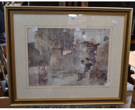 Two Russell Flint prints, Spanish Lady subjects, 27 x 37&nbsp;cms approx., signed in pencil l r (see extra images)