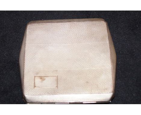 Art deco silver cigarette/card case 105g