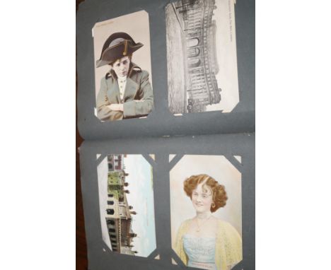 Vintage postcard album