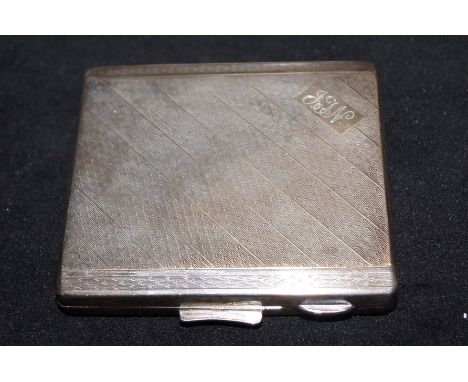 Art deco silver cigarette/card case 105.5g