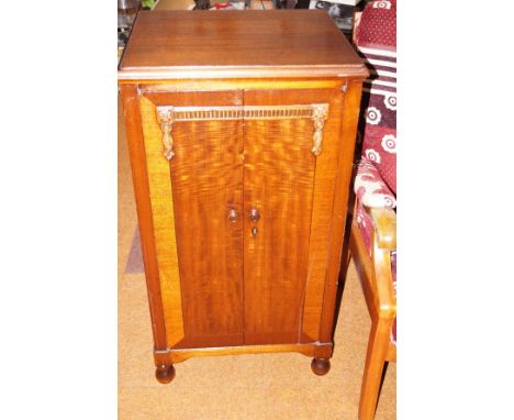 Solid mahogany art deco cabinet