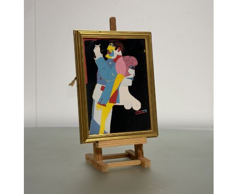 Richard Lindner (German/American,1901-1978) Room for Rent, lithograph on wove paper, framed (framing may obscure the margin a