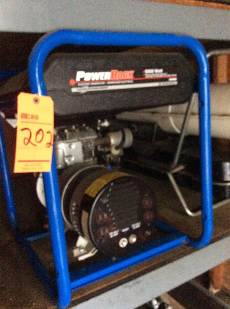 Devilbiss PowerBack, MN G85000, 5000 watt, gas powered electric