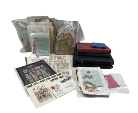 Great British and World stamps, including Queen Victoria imperf penny reds, other QV issues, King George V half crown seahors