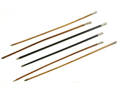 A collection of military swagger sticks, to include a Royal Army Ordnance Corps, Westminster School Officers Training Corps, 