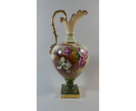 A Large Decorated Ceramic Jug, 48cm high