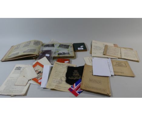A Fascinating Photograph Album and Contents Detailing Soldier's Time Abroad especially in Far East, Circa 1940/50s Together w