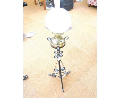 Wrought iron lamp 
