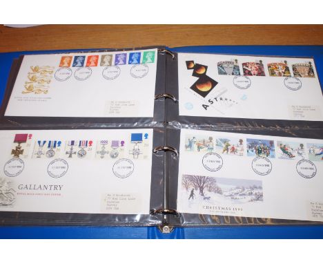 Album of first day covers, mainly 1980's 