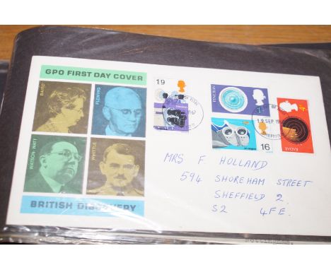 An album of first day covers 