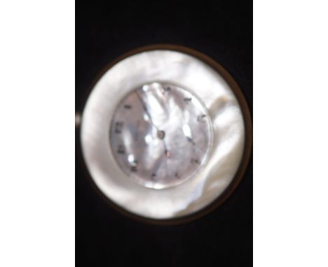 Locust mother of pearl pocket watch