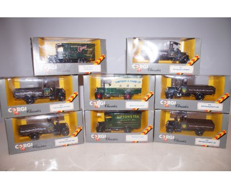 Collection of 8 Corgi model vehicles 