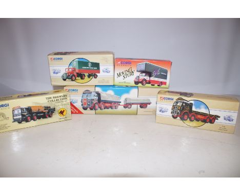 5x Corgi trucks 