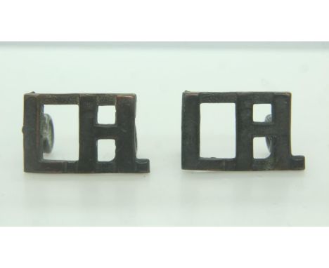 WWI Australian Light Horse Shoulder Titles. UK P&amp;P Group 2 (£20+VAT for the first lot and £4+VAT for subsequent lots) 