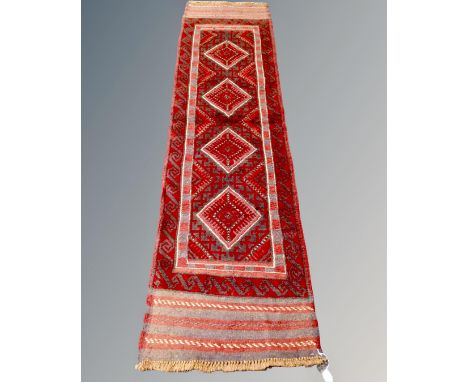 A Maimana kilim runner 238cm by 57cm