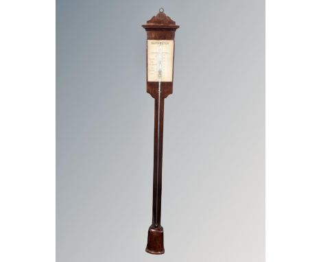 An antique Scandinavian stick barometer 