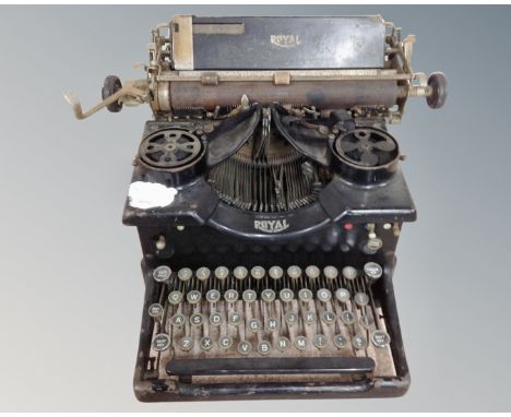 A vintage Royal typewriter 