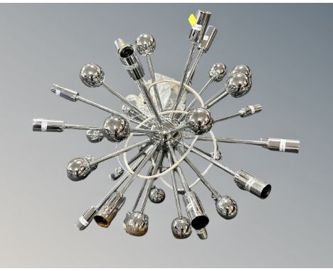 A Sputnik hanging light fitting 