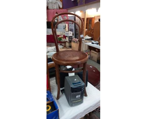 A vintage Bentwood chair COLLECT ONLY 