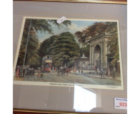 A PAIR OF PRINTS DEPICTING WIGAN SCENES AFTER WALDER T5O