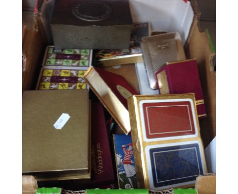 A BOX OF PLAYING CARDS F2