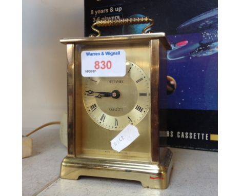 A METAMEC CARRIAGE CLOCK M5
