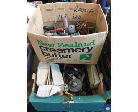 5 BOXES OF MISC. TOOLS