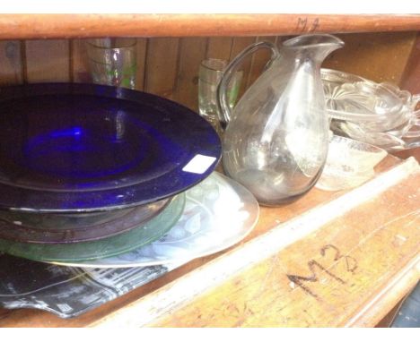 SHELF OF GLASSWARE