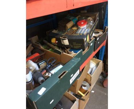4 BOXES OF TOOLS