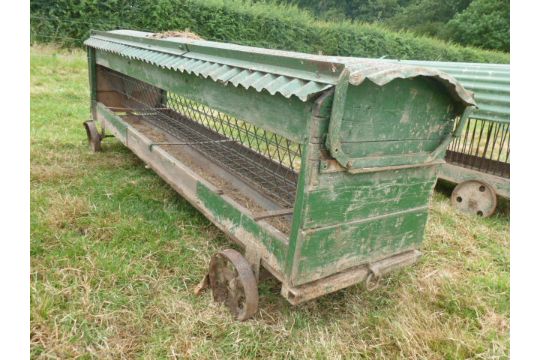 Sheep Feeder On Wheels