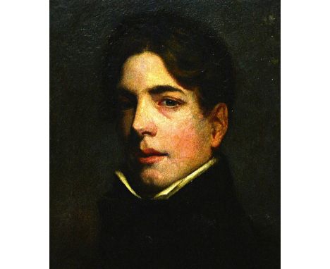Attributed to Henry William Pickergill (1782-1875), Portrait of Master **** of Covent Garden Theatre, oil on panel, indistinc