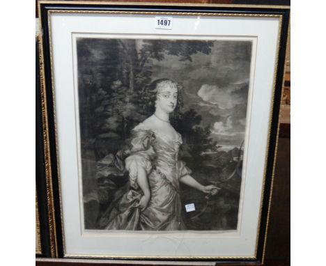 After Allan Ramsay, Thomas Hudson, Sir Peter Lely, Vivum and Francis Cotes, a group of six portrait subjects, including the D