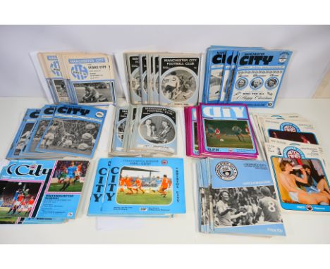 Football Programmes, Manchester City Home programmes 1970/1 to 1979/80 covering all competitions, approx 170 (1 Box) Fair-Goo