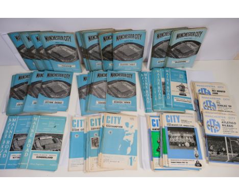 Football Programmes, Manchester City Home programmes 1959/60 to 1969/70 covering all competitions, approx 140 (1 Box) Fair-Go