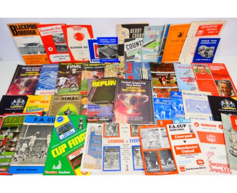 Football Programme, Large box of programmes 1960s - 1980s covering a variety of leagues and competitions, many big match issu