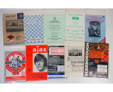 Football Programmes, Oddments to include QPR v Blackburn 67/8 postponed, HSV Hamburg v Manchester United 1968, Old Wolves v O