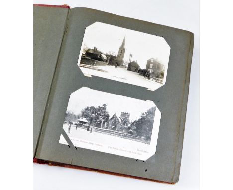 Various postcards, early 20thC and later, black and white and coloured scenes, to include Ledbury, other scenery, Lea Castle,
