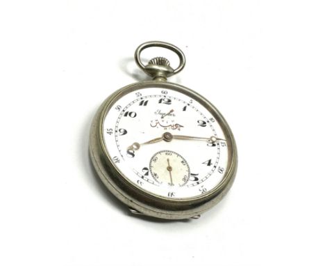 4 vintage pocket watches untested includes kays  the risley watch smiths &amp; focus the smiths and focus are ticking nickel 