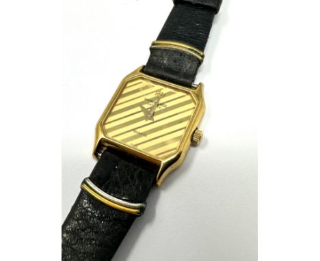Ladies Raymond Weil wrist watch striped dial untested