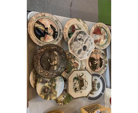 A LARGE COLLECTION OF DECORATIVE CERAMIC PLATES 