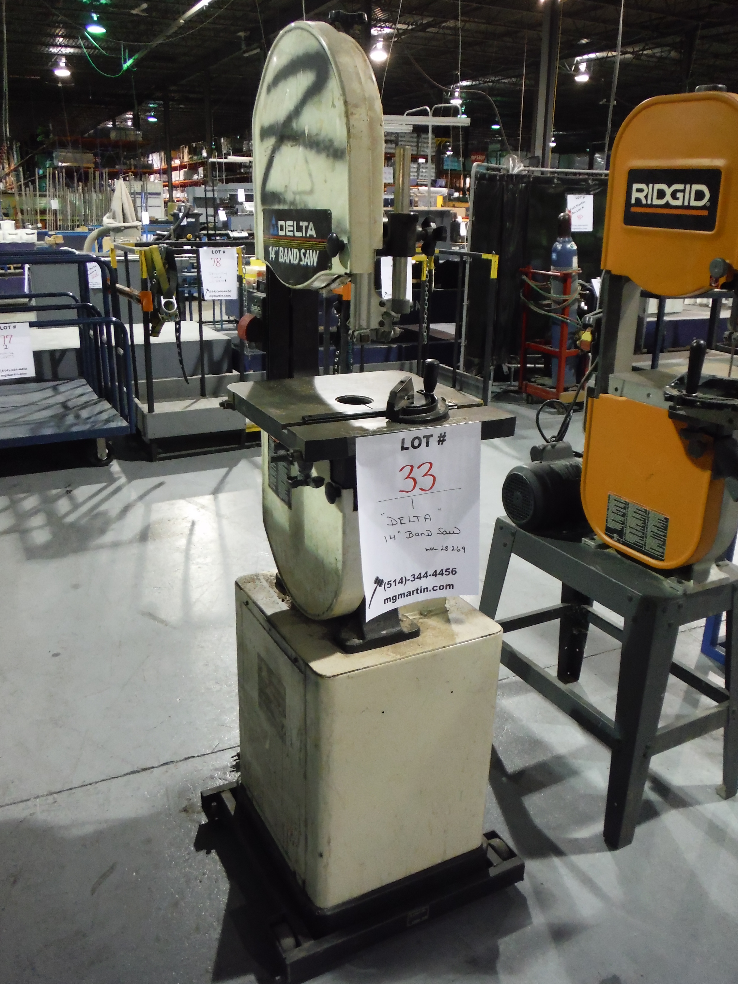 DELTA 14" BAND SAW 28269