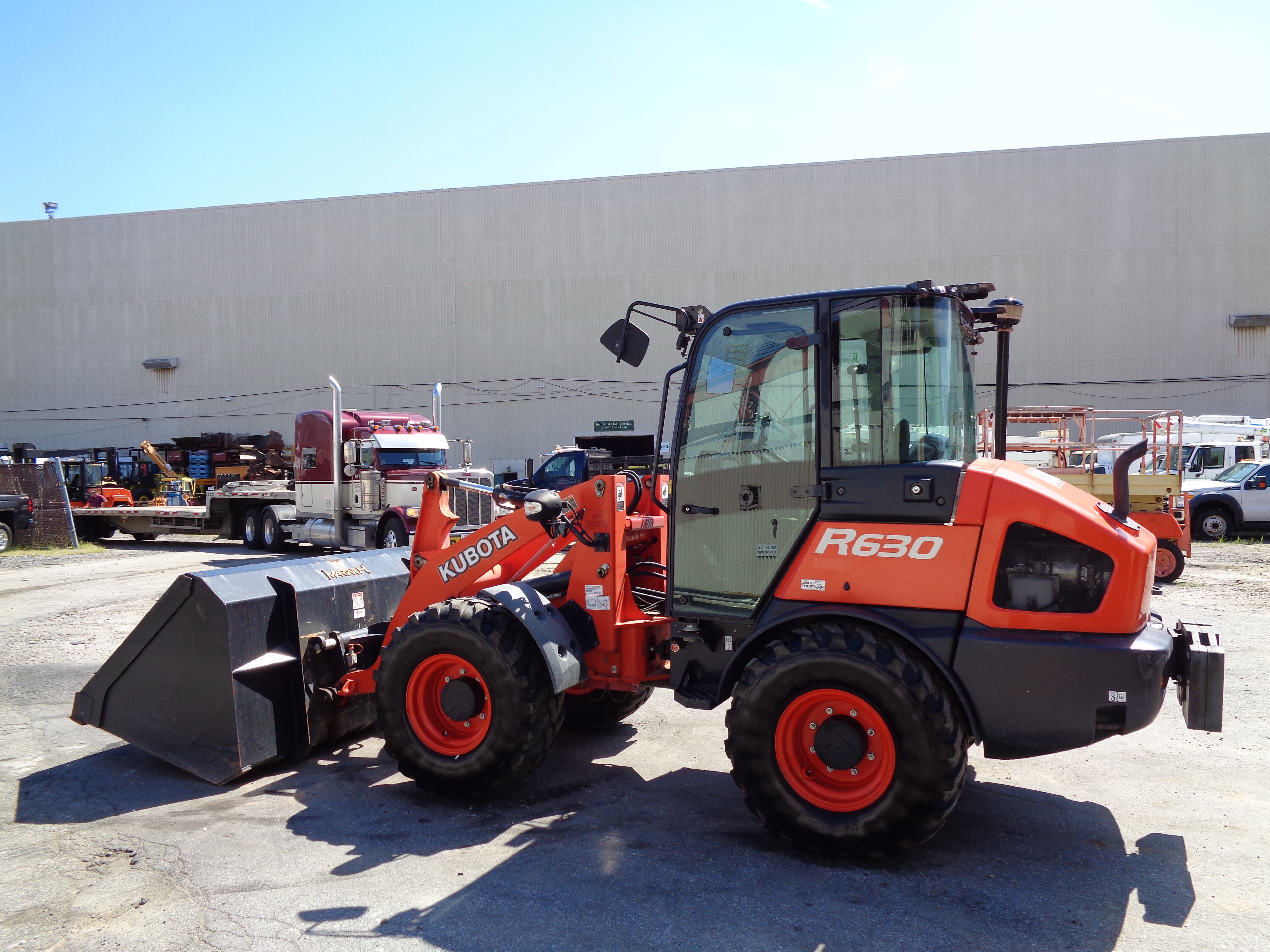 2016 Kubota R630 Wheel Loader SN 10693 Enclosed Cab Diesel The little