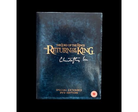 Christopher Lee (British, 1922-2015), signed copy of The Lord of The Rings The Return of the King – Special Extended DVD Edit