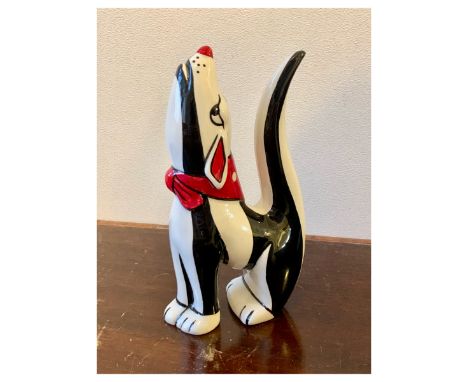 Lorna Bailey, Steptoe Dog ceramic figurine. Height 15cm.