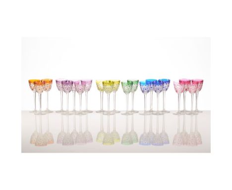 Lot 360: Set of 6 Baccarat Crystal Champagne Glasses